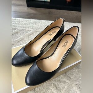 Michael Kors Black Leather Heels